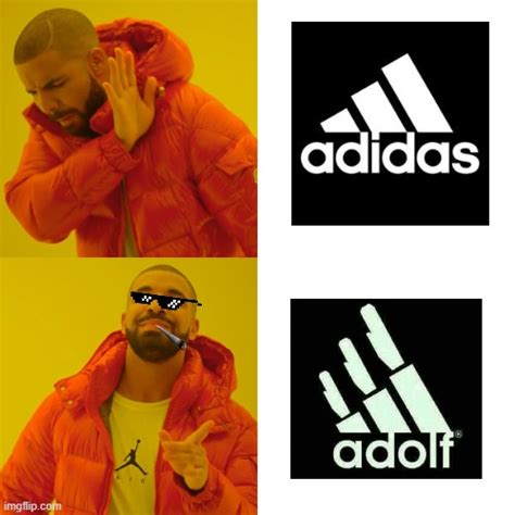 adidas fake meme|adidas adolf meme.